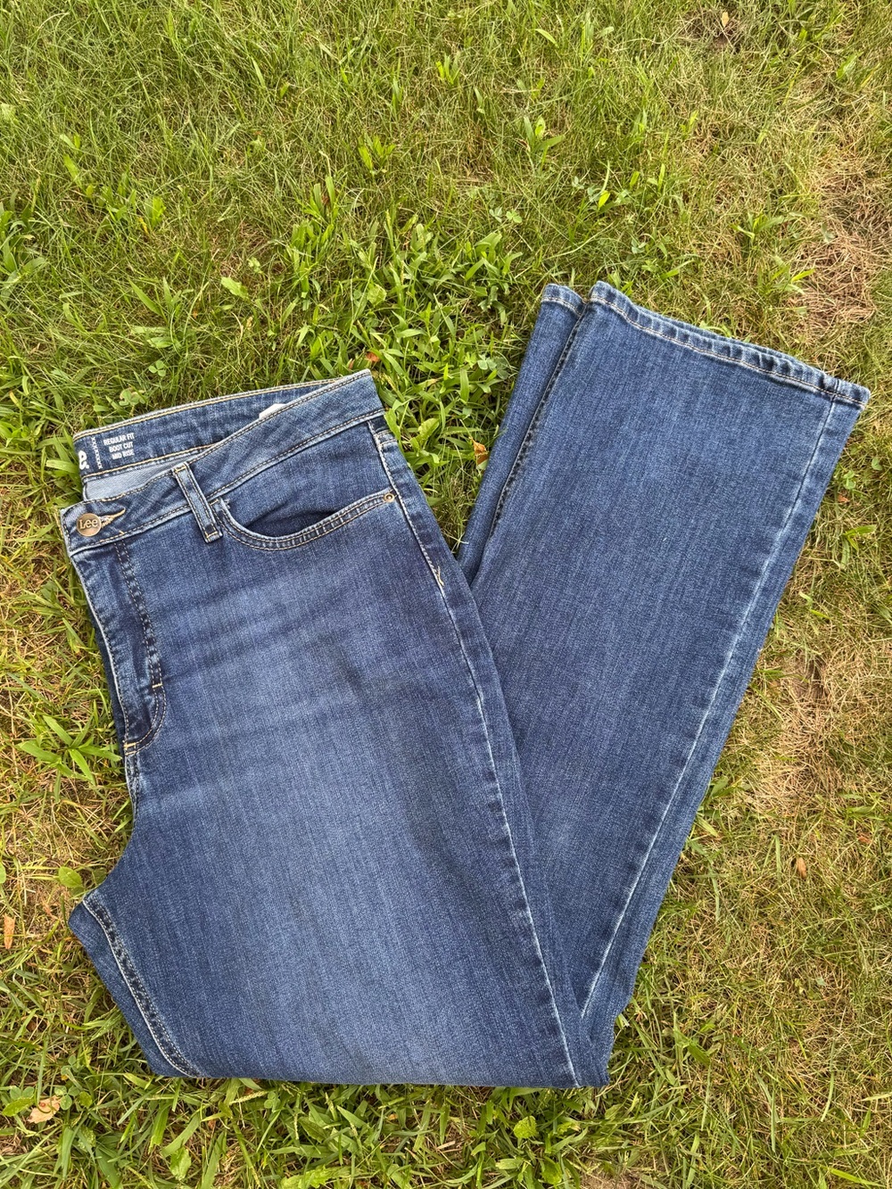 Lee Women's Dark Blue Boot Cut Jeans
